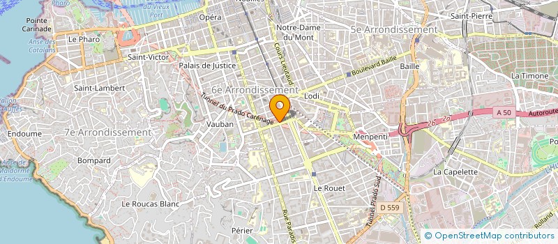 localisation de l'entreprise RD BTP à MARSEILLE