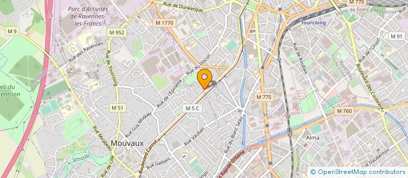 localisation de l'entreprise RD BY MD à MOUVAUX