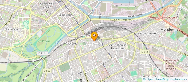 localisation de l'entreprise RD CAEN LA MER  FLEURY-SUR-ORNE