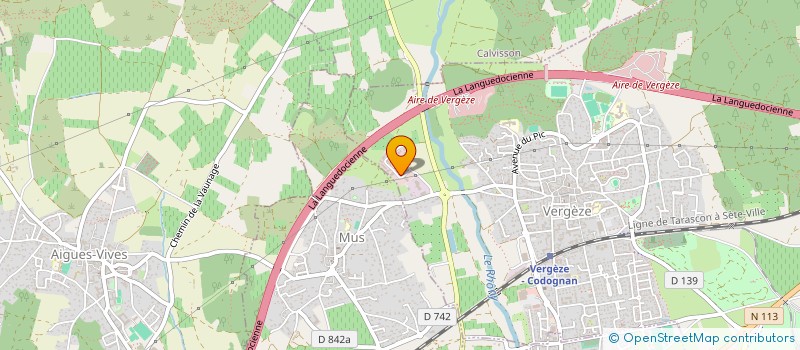 localisation de l'entreprise RD CAMARAT  VERGEZE