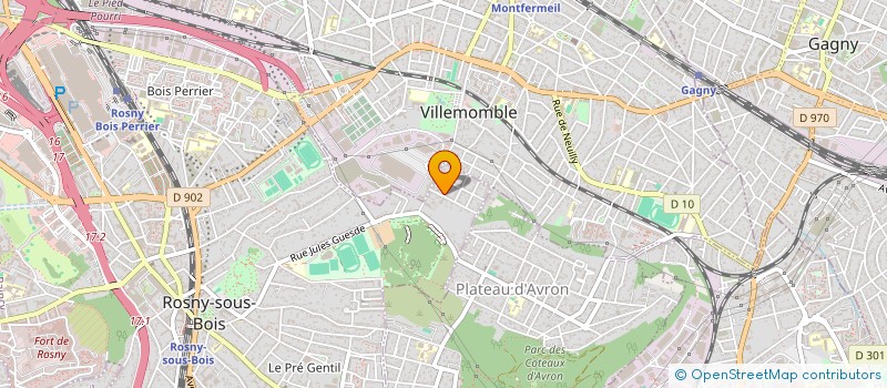 localisation de l'entreprise RD CARDS & TOYS à ROSNY-SOUS-BOIS