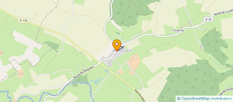 localisation de l'entreprise RD CHARPENTES  BEAUSSAULT