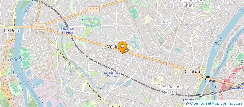 localisation de l'entreprise RD CHIRURGIE DENTAIRE DU VESINET  LE VESINET