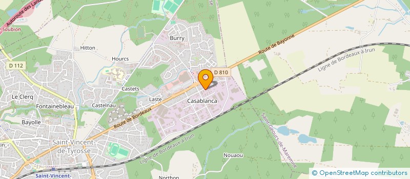 localisation de l'entreprise RD COACHING  SAINT-VINCENT-DE-TYROSSE