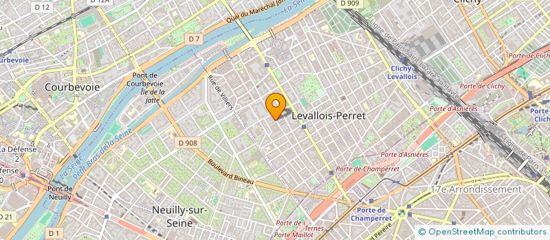 localisation de l'entreprise RD CONSEIL à LEVALLOIS-PERRET