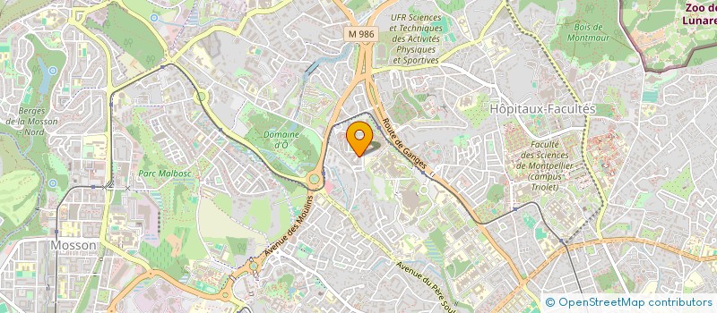 localisation de l'entreprise RD CONSEIL à MONTPELLIER