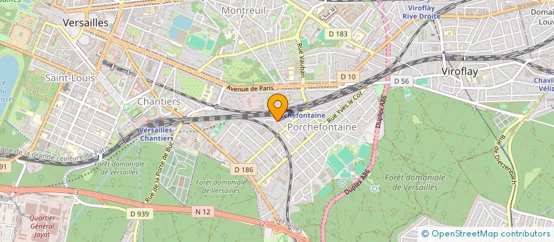 localisation de l'entreprise RD CONSULTANTS à VERSAILLES