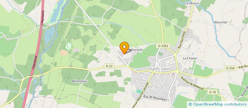 localisation de l'entreprise RD CORPORATE  SAINT-SAVIN