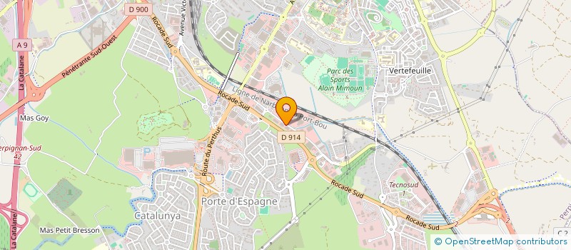 localisation de l'entreprise RD COURTAGE ASSURANCES  PERPIGNAN