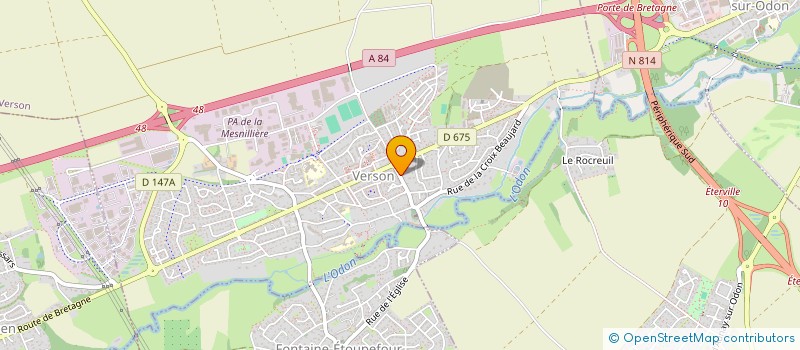 localisation de l'entreprise RD CREATION  VERSON