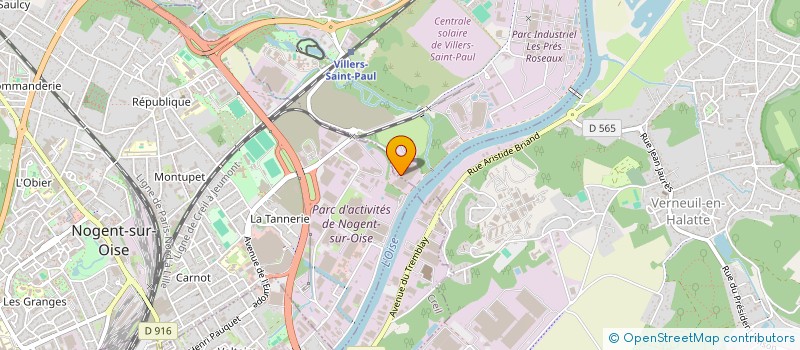 localisation de l'entreprise RD CREIL  VILLERS-SAINT-PAUL