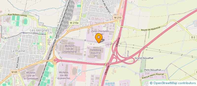 localisation de l'entreprise RD DEMENAGEMENTS  GERZAT