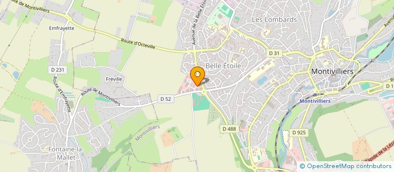 localisation de l'entreprise RD DISTRIBUTION à MONTIVILLIERS