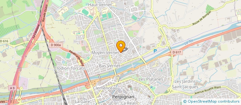 localisation de l'entreprise RD ELECTRONICS  PERPIGNAN