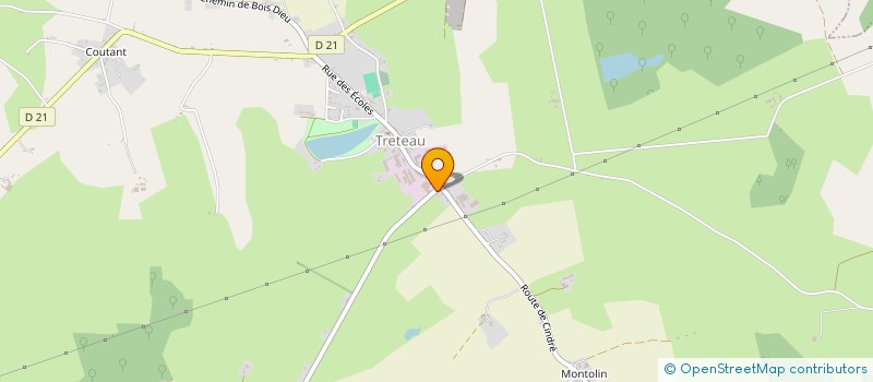 localisation de l'entreprise RD-EN  TRETEAU