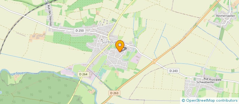 localisation de l'entreprise RD ESPACE  SURBOURG