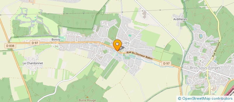 localisation de l'entreprise RD FENAUX SARL  FORGES-LES-BAINS