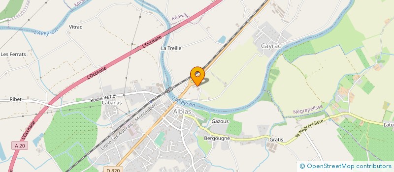 localisation de l'entreprise RD FERMETURES 82  CAYRAC