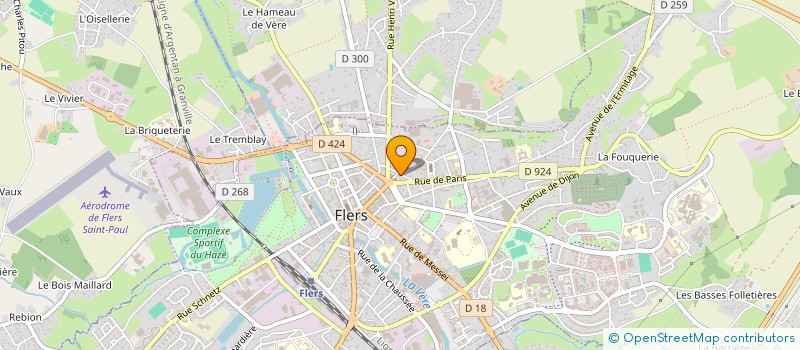 localisation de l'entreprise RD GESTION à FLERS