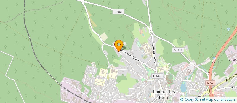 localisation de l'entreprise RD GRAPHIQ  LUXEUIL-LES-BAINS