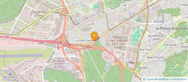 localisation de l'entreprise RD HOLDING à CLAMART