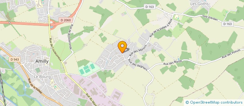 localisation de l'entreprise RD HOLDING à AMILLY