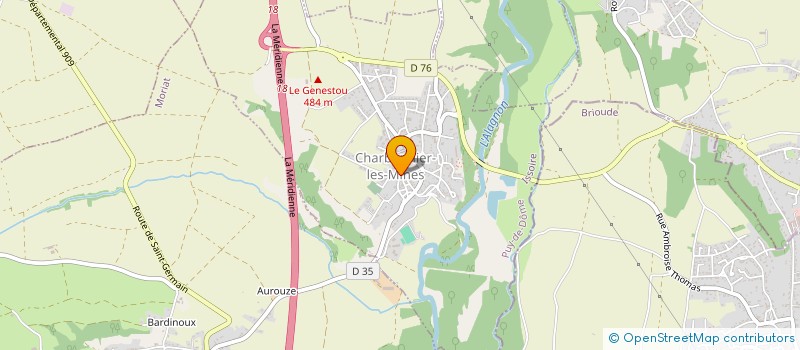 localisation de l'entreprise RD HOLDING  CHARBONNIER-LES-MINES