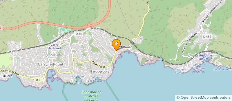 localisation de l'entreprise RD IMMOBILIER  CARRY-LE-ROUET