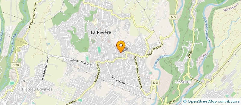 localisation de l'entreprise RD INVEST à SAINT-LOUIS