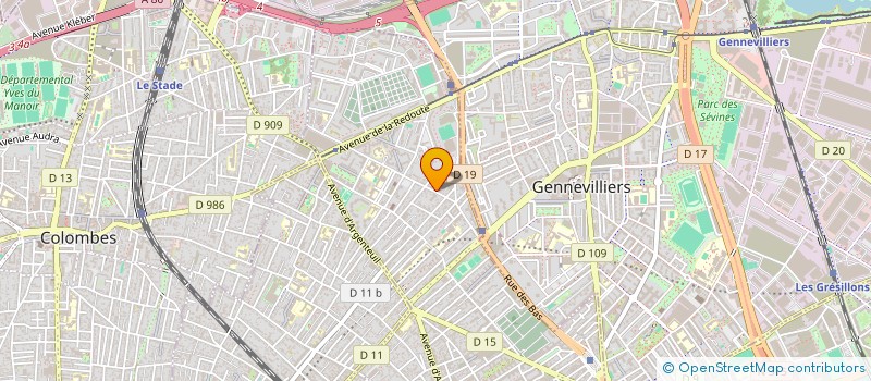 localisation de l'entreprise RD INVEST  ASNIERES-SUR-SEINE