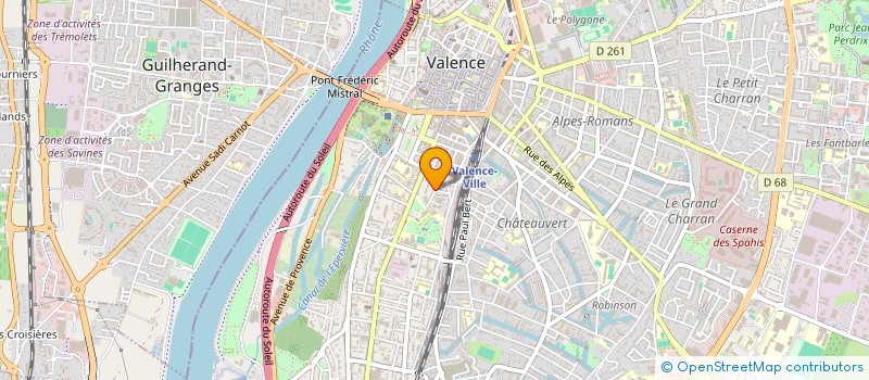 localisation de l'entreprise RD-INVEST à VALENCE