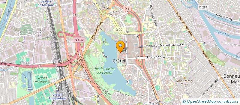 localisation de l'entreprise RD INVEST à CRETEIL