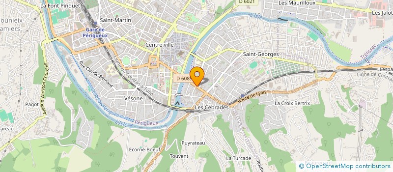 localisation de l'entreprise RD INVEST  PERIGUEUX