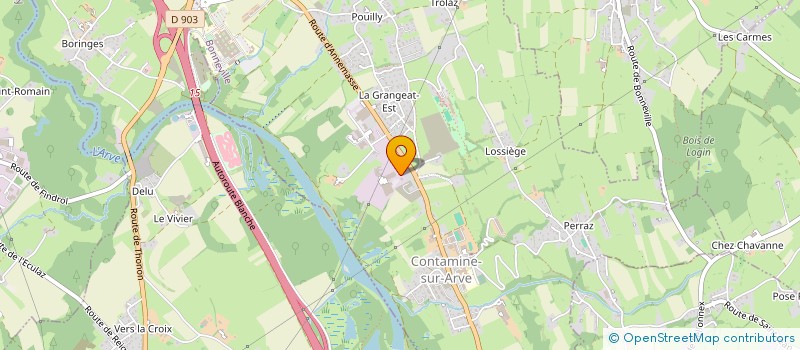 localisation de l'entreprise RD MACHINES OUTILS à CONTAMINE-SUR-ARVE
