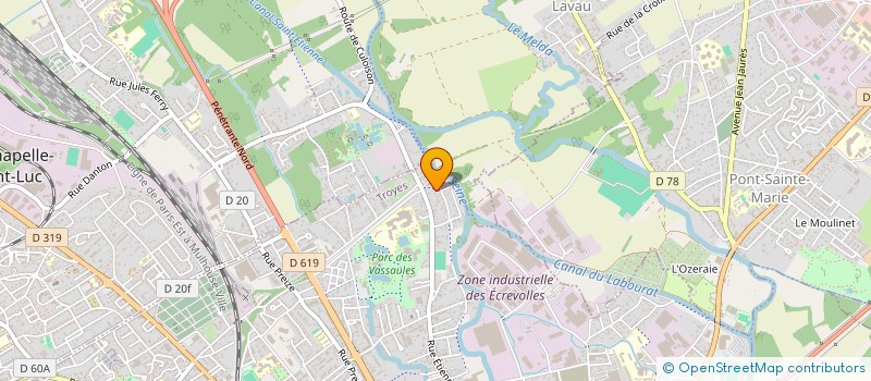 localisation de l'entreprise RD MENUISERIE  TROYES