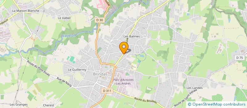 localisation de l'entreprise RD MOTORSPORT à BRINDAS
