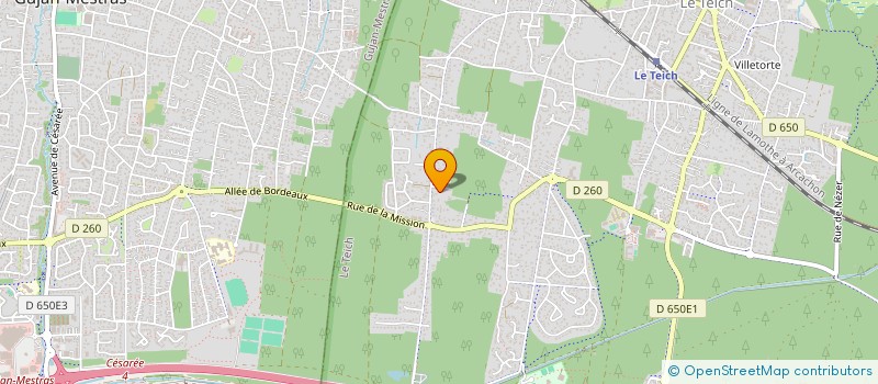 localisation de l'entreprise RD MYCHEF  LE TEICH