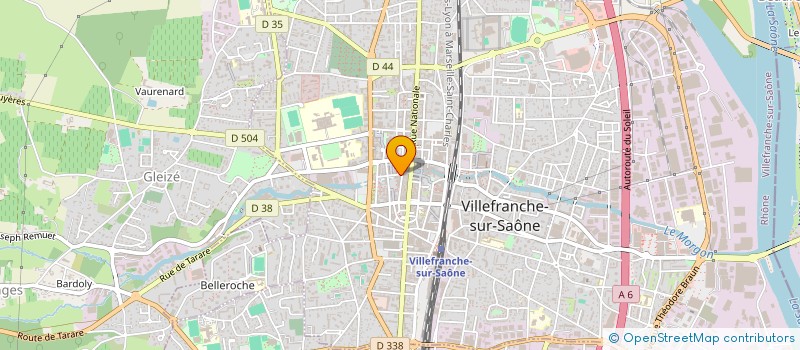 localisation de l'entreprise RD NEGOCE à VILLEFRANCHE-SUR-SAONE