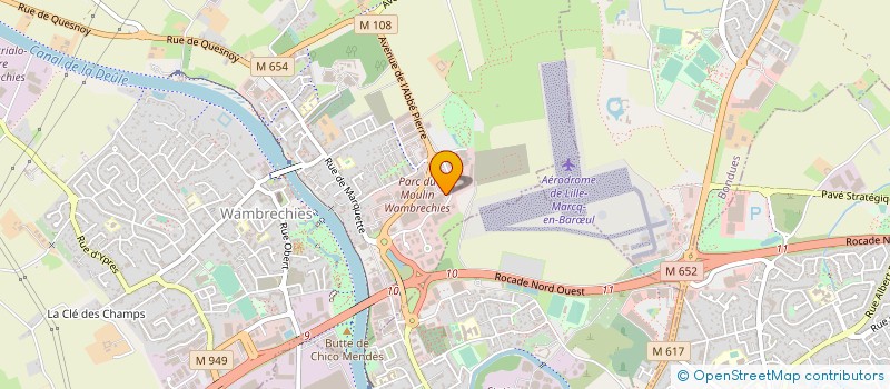 localisation de l'entreprise RD. NEXT  WAMBRECHIES