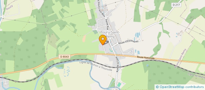 localisation de l'entreprise RD ONE  POURU-SAINT-REMY