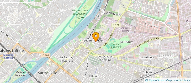 localisation de l'entreprise RD OSTEO  SARTROUVILLE