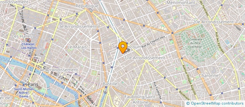localisation de l'entreprise RD PACK à PARIS