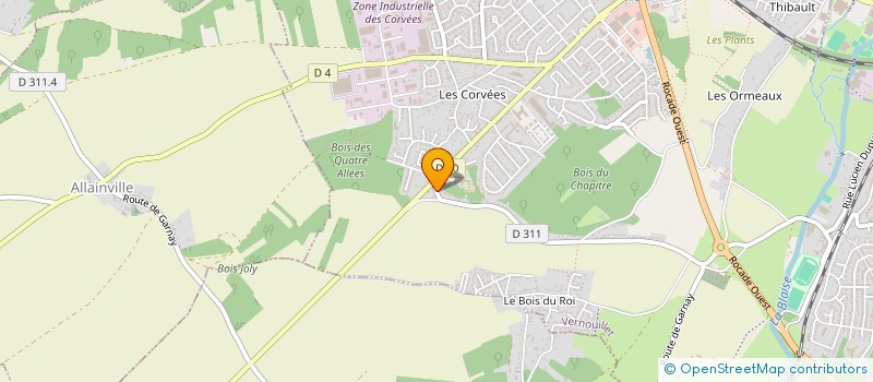 localisation de l'entreprise RD PATRIMOINE à VERNOUILLET