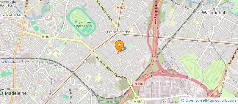 localisation de l'entreprise RD PATRIMOINE INVESTS à MARCQ-EN-BARŒUL