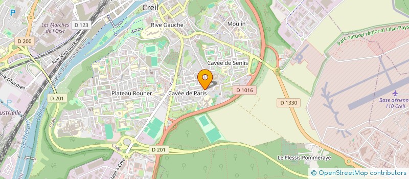 localisation de l'entreprise RD PEINTURE RENOVATION  CREIL