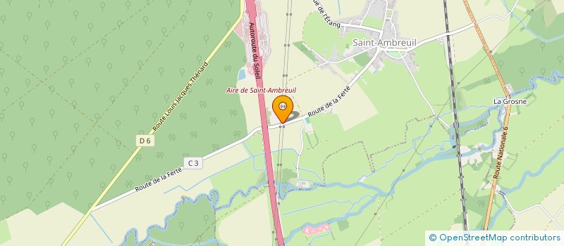 localisation de l'entreprise RD PISCINES  SAINT-AMBREUIL