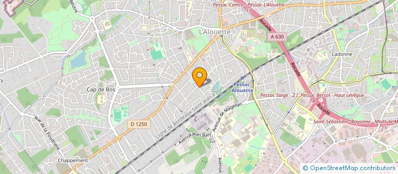 localisation de l'entreprise RD PRO  PESSAC