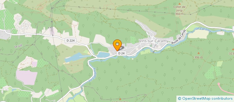 localisation de l'entreprise RD PROJETS SARL à VINS-SUR-CARAMY