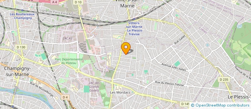 localisation de l'entreprise RD PROMOTION  CHAMPIGNY-SUR-MARNE