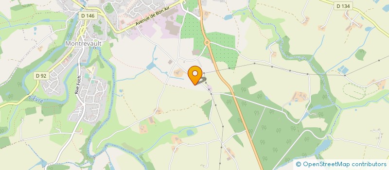 localisation de l'entreprise RD RESSOURCES ET DEVELOPPEMENT à MONTREVAULT-SUR-EVRE